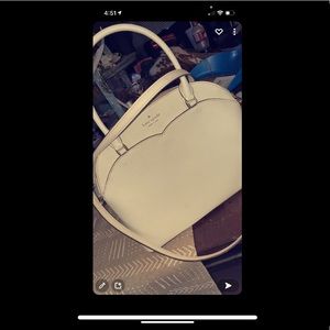 Kate spade white crossbody